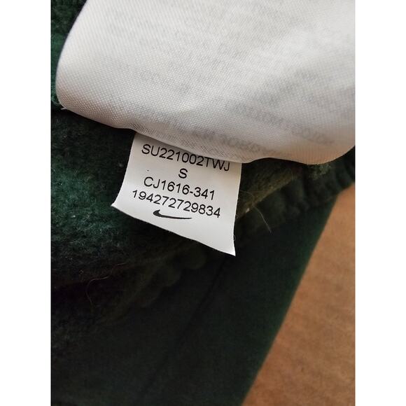 Nike Mens Black Club Fleece Joggers CJ1616 - Team Pants - Green Size Small - Picture 8 of 13